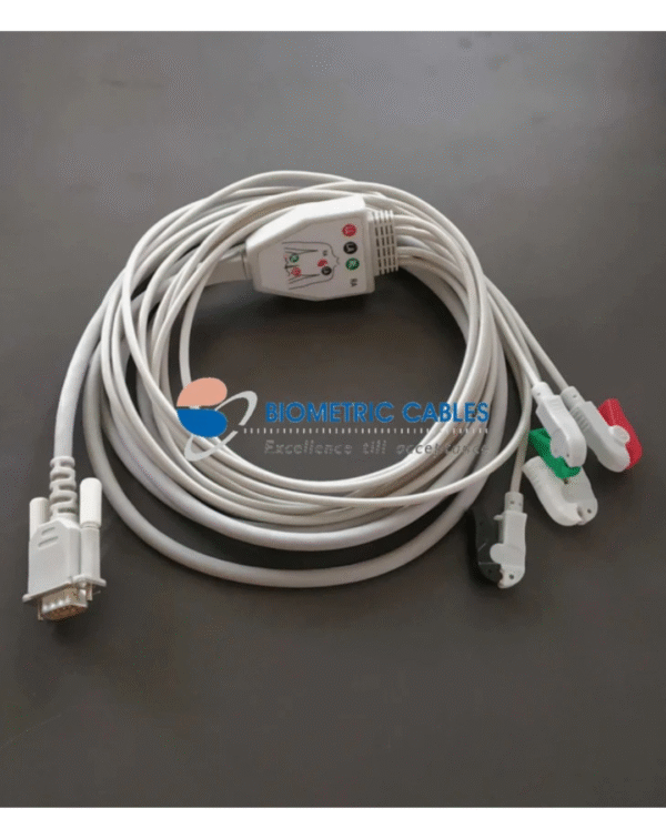 4 Lead ECG Cable N26082011 for TI ADS1292 -Clip On - Image 3