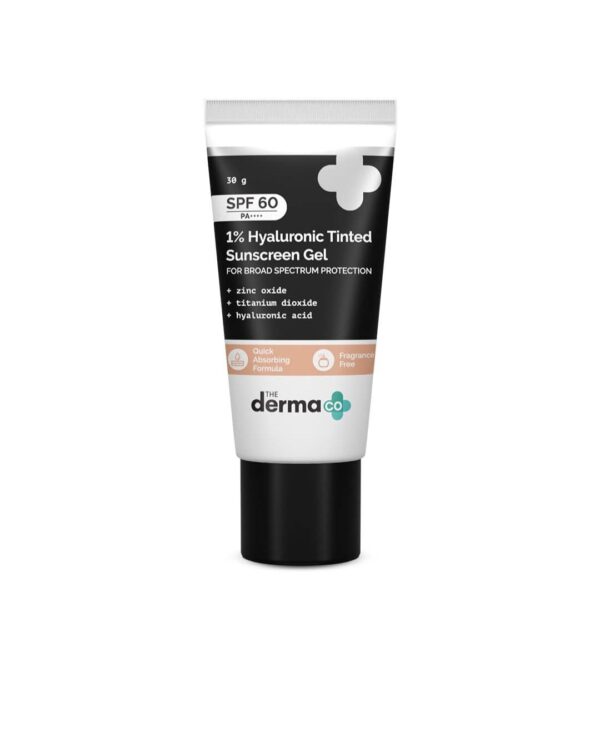 The Derma Co 1% Hyaluronic Tinted Sunscreen