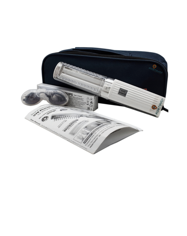 INDETOUCH NBUVB Phototherapy Light Device; Treatment For Psoriasis, Vitiligo, Eczema, Dandruff/Full Set