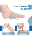 GRANVILL Foot Care Plantar Fasciitis Arch Support Sleeves for foot pain,muscle relaxation