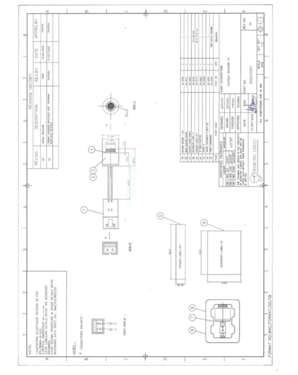Fluke Medical Oxygen Sensor(OS11) Compatible with VT PLUS HF - Image 3