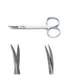 Alis Surgical Instrument CE Needle Holder, Adson Forceps, Iris Scissor With Kidney Tray 8" | Suture Set & Kidney Tray