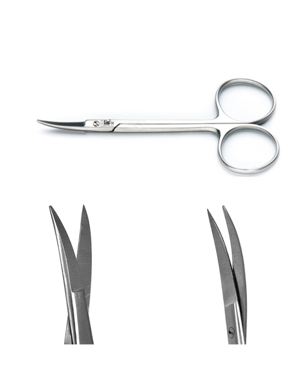 Alis Surgical Instrument CE Needle Holder, Adson Forceps, Iris Scissor With Kidney Tray 8" | Suture Set & Kidney Tray - Image 3
