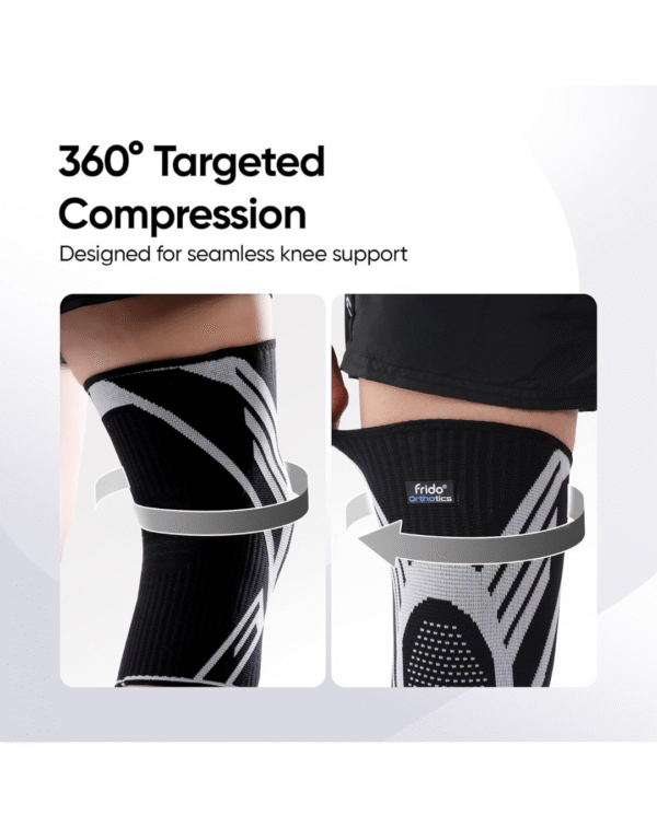 Frido Active Knee Cap Support for Men & Women | Pain Relief Knee Brace - Image 3