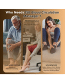 JSB HF91 Blood Circulation Foot Massager Machine Vibration with Accupressure Mat