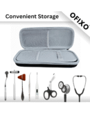 OFIXO Travel Carrying Classic Durable and Protective Stethoscope Case - Ideal for Doctors, Nurses and Medical Professionals & Cardiology, Master Cardiology, Electronic Models