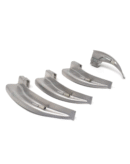 IS IndoSurgicals LED Laryngoscope Set with Adult Macintosh 1, 2, 3 and 4 Type Blade