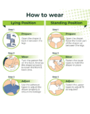 KareMed Comfort Adult Diapers, Large, Waist Size 101-139 Cm (40"-55"), 10 Count