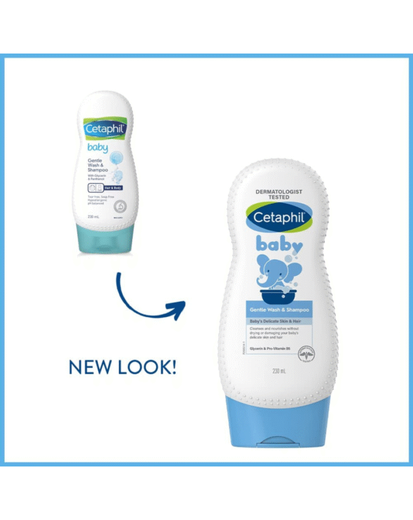 Galderma Cetaphil Baby Gentle Wash And Shampoo (230Ml) - Pack Of 2 - Image 3