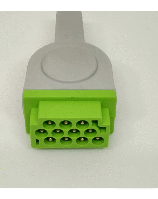 Biometric Cables 5 Lead ECG Cable Compatible with GE B20,B560,GE-Dash-2500,B40,B650-11Pin Snap Type. - Image 2