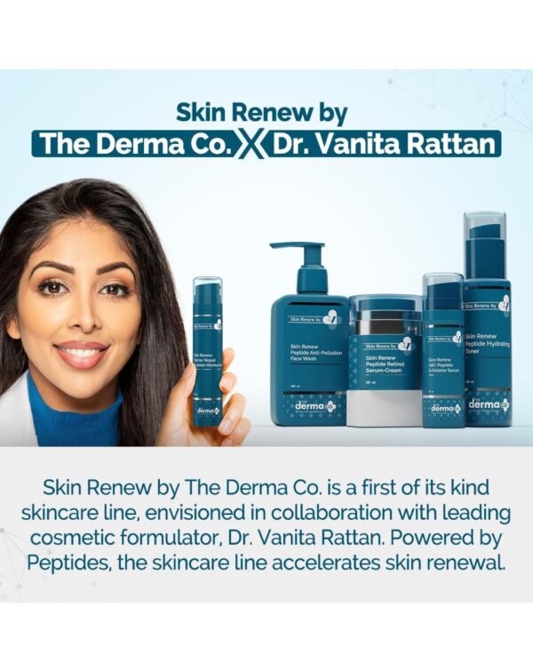 The Derma Co. x Dr.V Barrier Repair Peptide Moisturizer - 50ml | Repairs & Strengthens Skin - Image 3