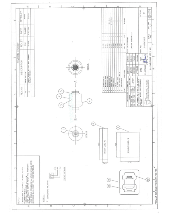 Resmed Medical Oxygen Sensor Compatible with Elisee120 - Image 3