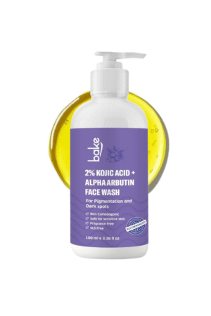 BAKE 2% Kojic Acid Brightening Face Wash with Alpha Arbutin & Niacinamide