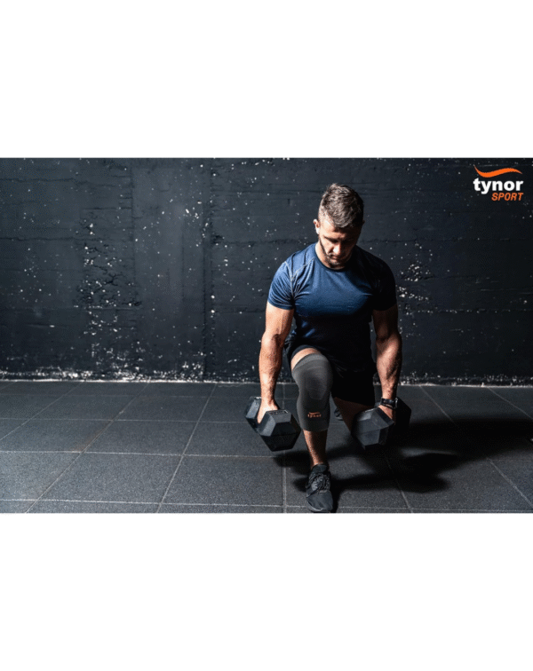 TYNOR Knee Cap Air Pro, Black & Green, Medium, Pack of 2 - Image 2