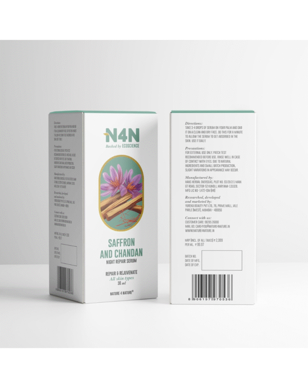 N4N Face Serum for Glowing Skin, Acne & Dark Spots Revitalizer Night Repair Formula for Men & Women - Image 3