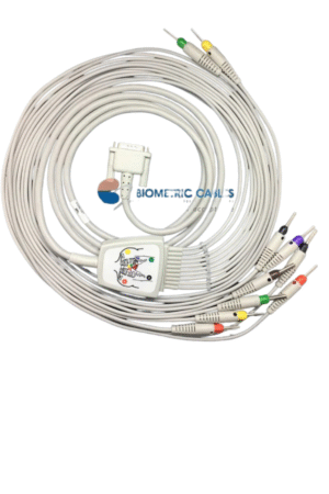 BPL 6108 ECG Recorder Cable Compatible with Aspel/Bio Care/Browndove/Clarity