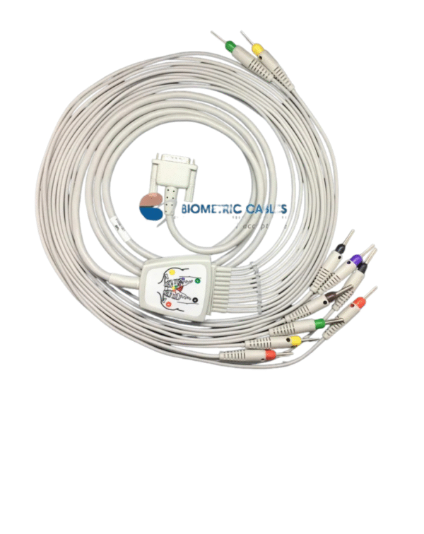 BPL 6108 ECG Recorder Cable Compatible with Aspel/Bio Care/Browndove/Clarity