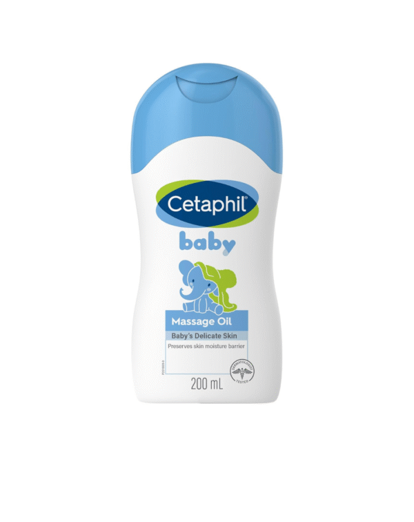 Cetaphil Baby Massage Oil, 200 ml, White