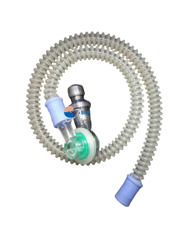 Reusable Silicone Transport Ventilator Circuit Compatible with Draeger Oxylog 1000