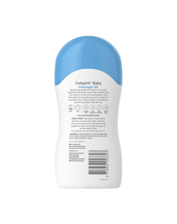 Cetaphil Baby Massage Oil, 200 ml, White - Image 2