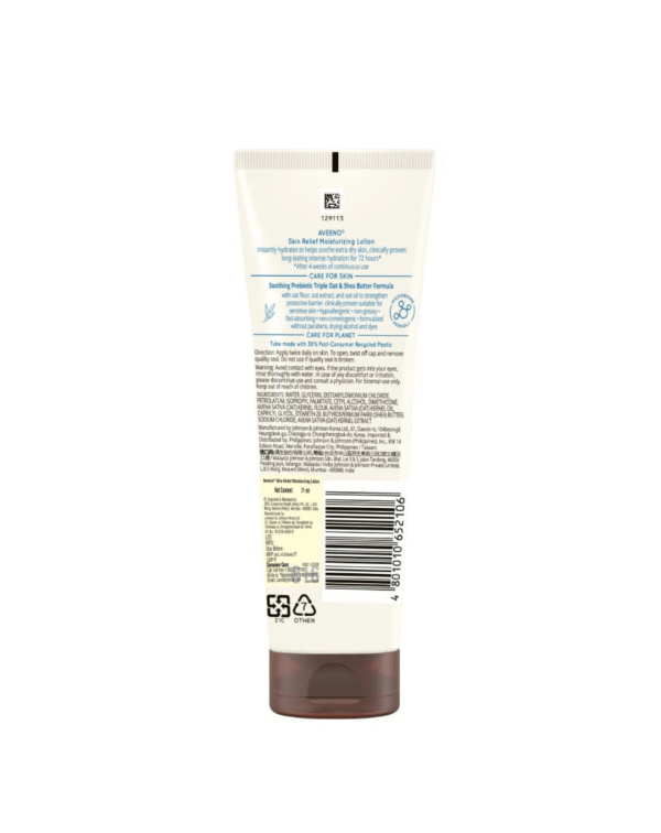 Aveeno Skin Relief Lotion For Sensitive Skin, White, 71 g - Image 2