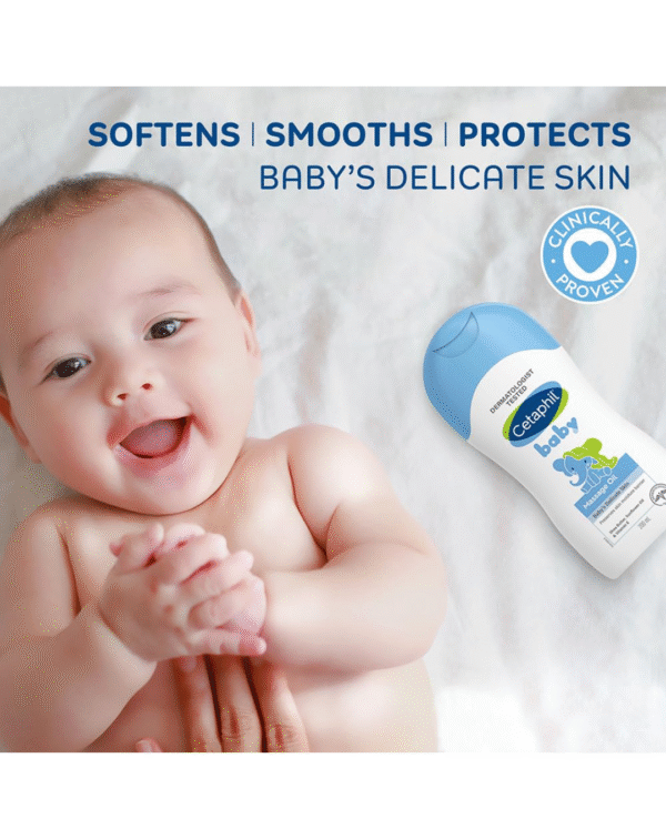 Cetaphil Baby Massage Oil, 200 ml, White - Image 3