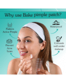BAKE 2% Salicylic Acid Hydrocolloid Pimple Patches (72 Dots) | Absorbs Oil, Prevents Acne | Waterproof Patches
