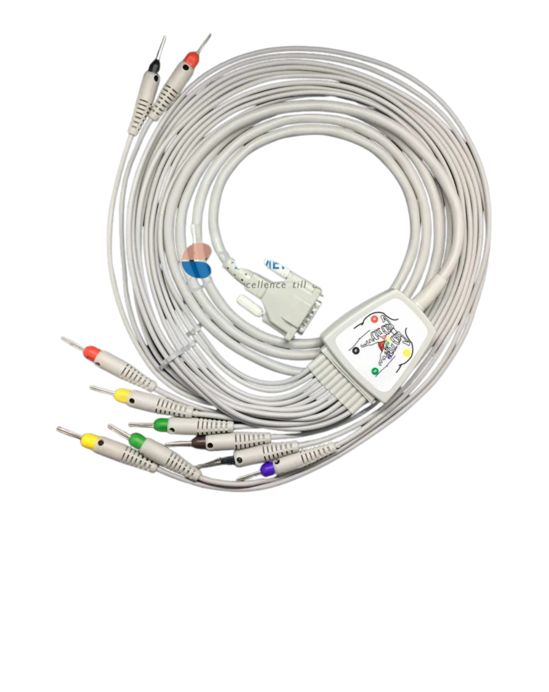 Edan ECG Recorder Cable Compatible with Mortara/Nidek/Schiller/Bionics
