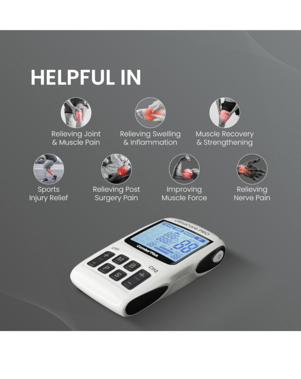 UltraCare PRO Combo3 Plus - Portable IFT Physiotherapy Machine with Advanced TENS & (EMS) Electric Muscle Stimulator Physiotherapy machine for Home & Clinic Use - Image 4