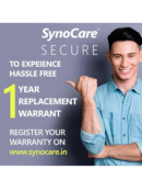 SYNOCARE Pulse Oximeter Fingertip A310, Blood Oxygen Saturation Monitor Fingertip, Blood Oxygen Meter Finger Oximeter Finger with Pulse, with 4 Color TFT Screen - Blue [Battery Included]