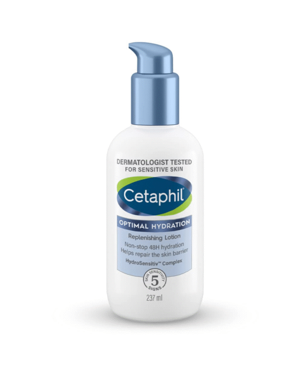 Cetaphil Optimal Hydration Replenishing Body Lotion 237ml | Lightweight moisturizer & non-greasy