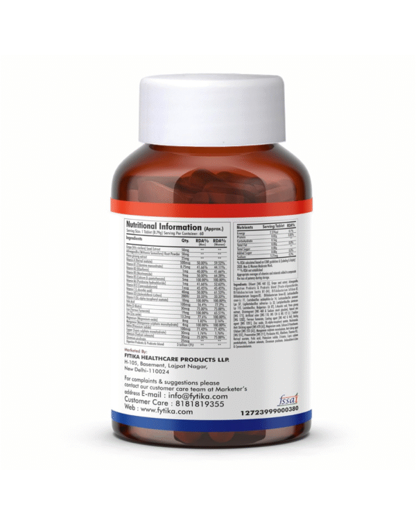 Fytika Vita 365-60 Tablets (Pack of 1) | Multivitamin For Men and Women - Image 4