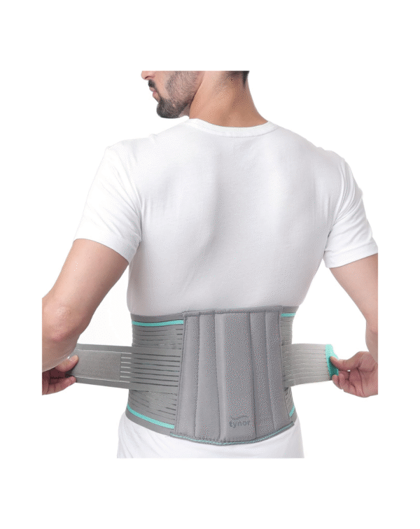 TYNOR Lumbo Sacral Belt, Grey, Large, 1 Unit