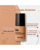The Derma Co 2% Niacinamide High Coverage Matte Finish Foundation With 1% Hyaluronic Acid & Spf 40 Pa+++