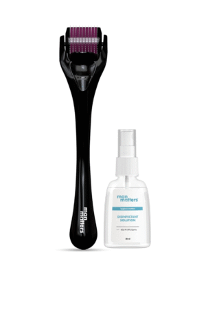 Man Matters 1.00 mm Derma Roller with Disinfectant