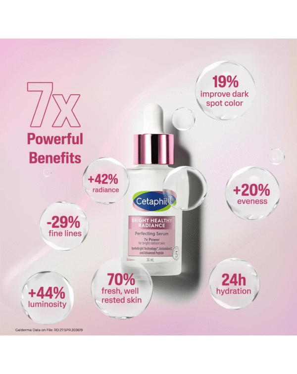 CETAPHIL Bright Healthy Radiance Brightening |Glow Serum | 30ml - Image 3