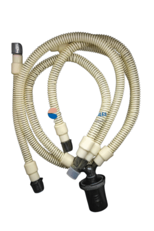 Reusable Hytrel Adult/Pediatric/Neonatal Single Water Trap Ventilator Circuit with Extra Limb