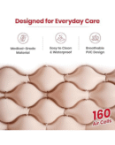 Air Mattress with Bubble Surface for Pressure Relief | Soft, Moisture-Wicking Fabric