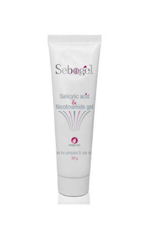 Sebogel Salicylic Acid & Nicotinamide Gel for Pimples and Oily Skin, 30gm