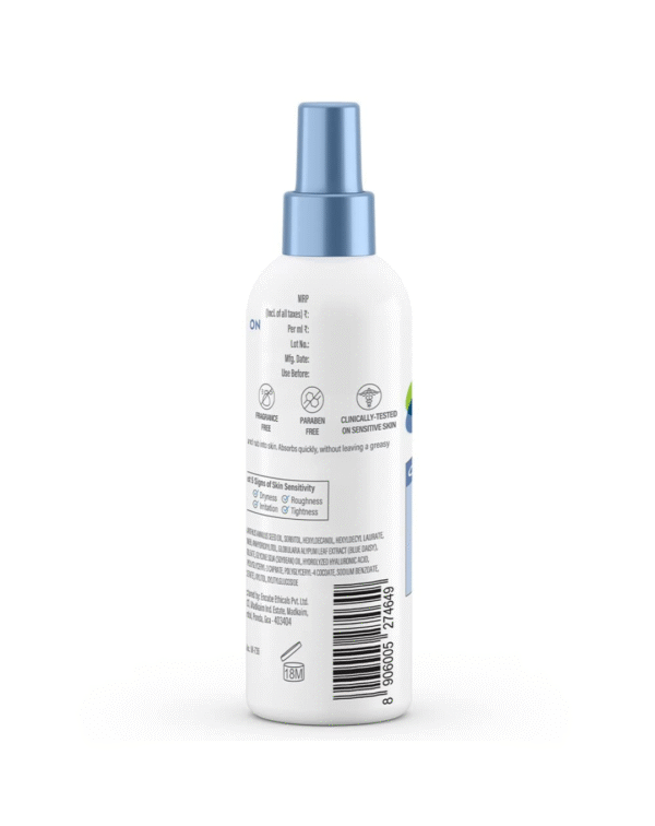 Cetaphil Optimal Hydration Body Spray Moisturizer 207ml | Lightweight moisturizer & non-greasy - Image 2