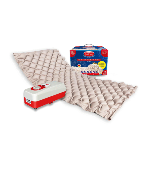 EASYCARE Anti-Decubitus King Size Air Mattress for Bed Sores | Medical Bubble Mattress with Pump