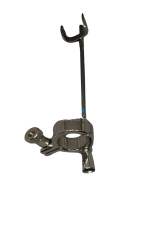 Reusable Stainless Steel Biopsy Needle Guide Compatible with Philips C8-4V Ultrasound Probe