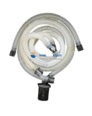 Reusable Silicone Non Smooth Bore Adult/Pediatric/Neonatal Single Water Trap Ventilator Circuit with Extra Limb