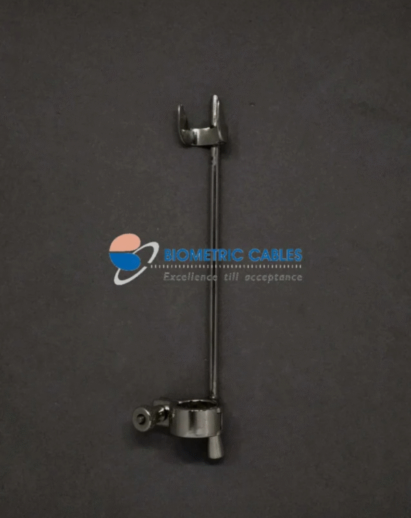 Reusable Stainless Steel Biopsy Needle Guide Compatible with Philips C8-4V Ultrasound Probe - Image 2