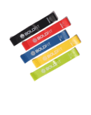 Boldfit Resistance Bands Mini Loop Set (Pack of 5) Hip Band Toning Exercise Bands for Gym