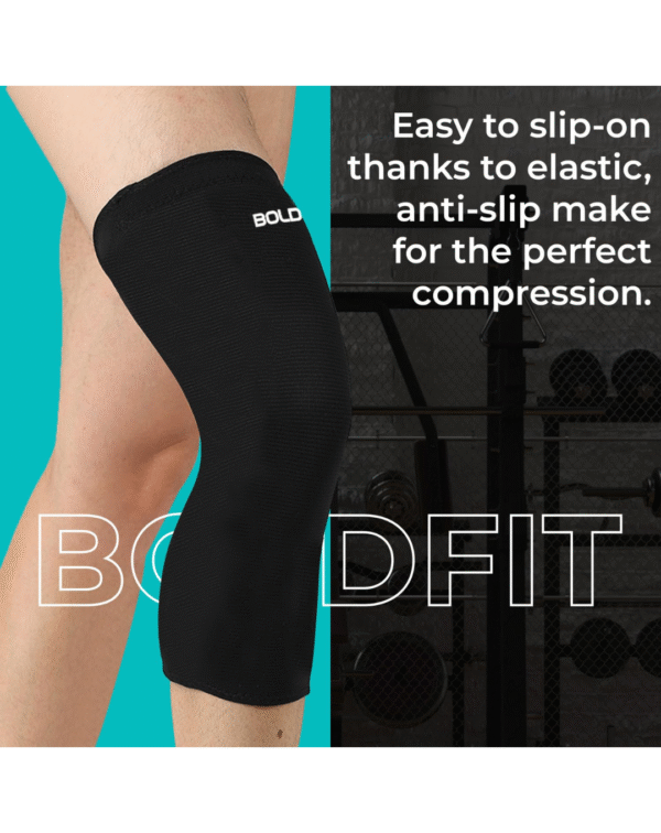 Boldfit Knee Caps for Women for Pain Relief Compression Knee Support for Men Gym Running Jogging Sports - Image 4