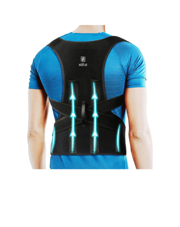 Sifoz Free Size Posture Corrector For Men And Women Back Support Belt Back Pain Back Straight