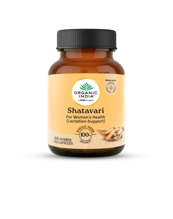 Organic India Shatavari - 60 Veg Capsules, With Plant Based Estrogens