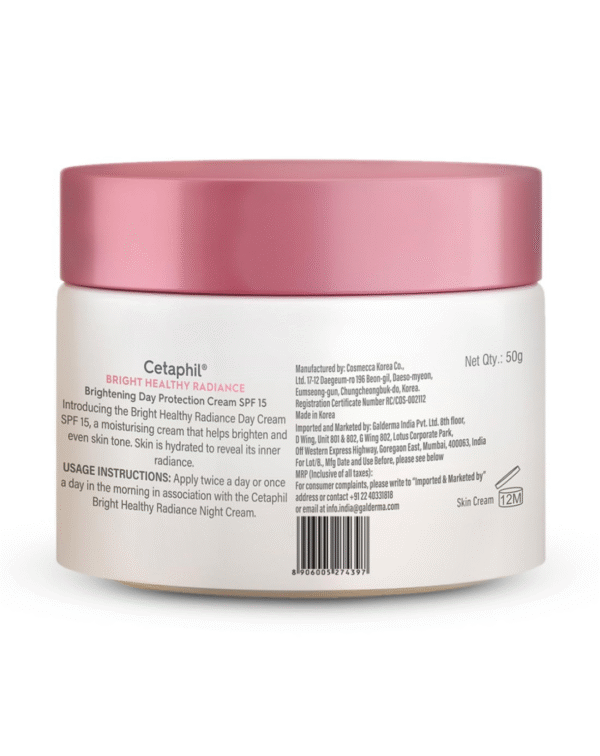 Cetaphil Brightening Day Protection Cream SPF 15-50 g| Day Cream for Dark Spots, Uneven Skin Tone - Image 2