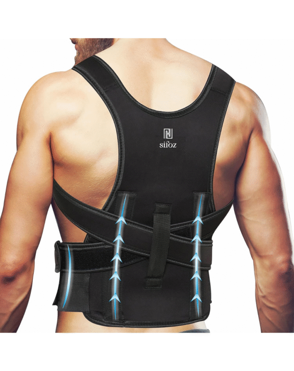 Sifoz Free Size Posture Corrector For Men And Women Back Support Belt Back Pain Back Straight - Image 2